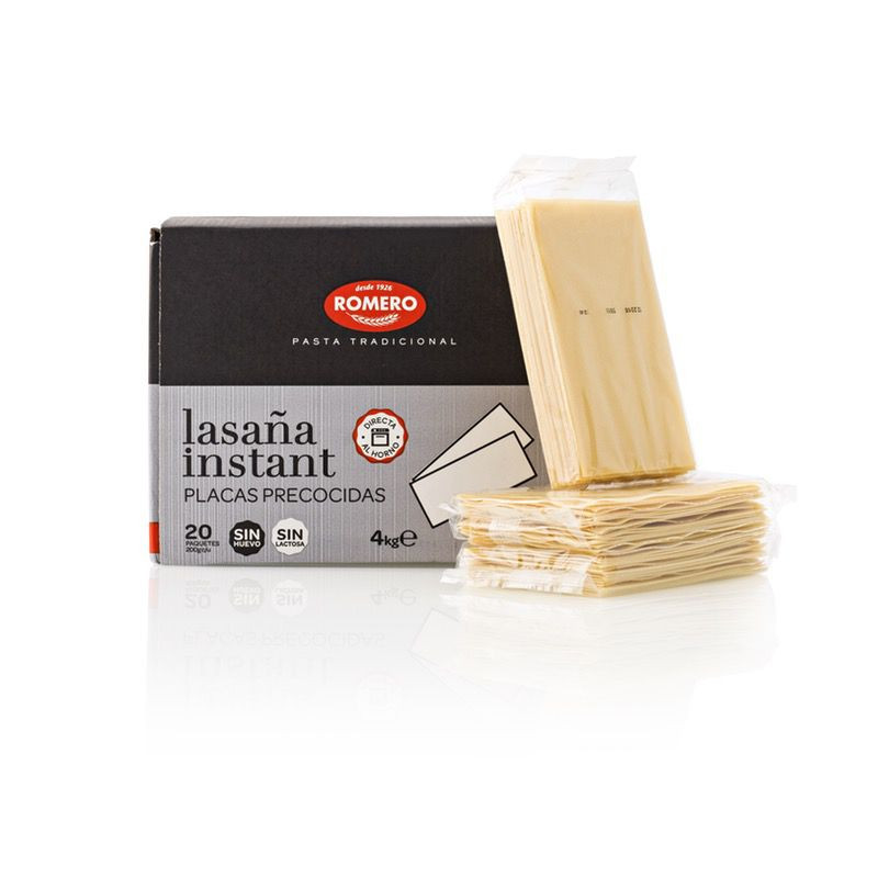 PLACAS DE LASAÑA INSTANT 1/4Kg